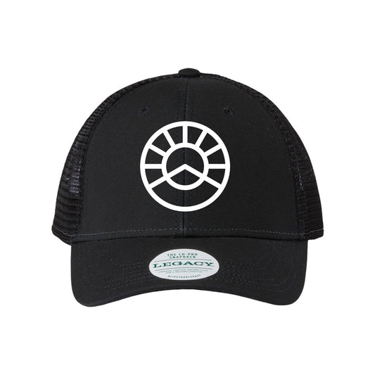 Clocked Out Trucker Hat - Black