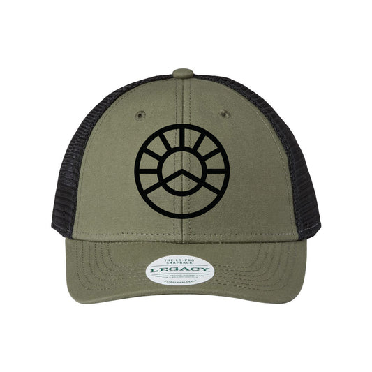 Clocked Out Trucker Hat - Olive / Black